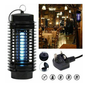 Lámpara hexagonal cilíndrica para matar mosquitos, trampa eléctrica para insectos ultravioleta de 220V, silenciosa y segura para uso doméstico - Product Image 4