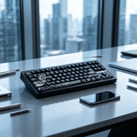 Clavier mécanique sans fil Zornher ZH870 à trois modes, clavier de jeu programmable RGB 2.4G pour PC Gamer Esports
