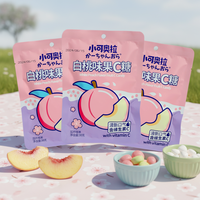 Bonbons en tablette sans sucre saveur menthe fruitée/peche blanche, pour une haleine fraîche, 38g, vente en gros OEM