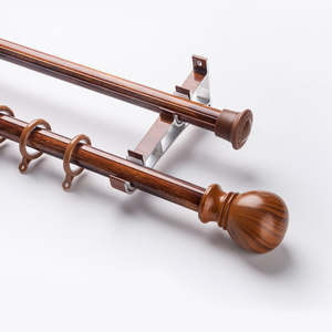 ชุดราวม่านอลูมิเนียมอัดอลูมิเนียมชุบเงินและท่อม่านโลหะ - Product Image 3