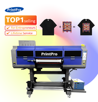 Imprimante UV DTF haute résolution Printpro, dotée d'une imprimante d'autocollants durable et d'une imprimante de broderie pour le développement de motifs textiles