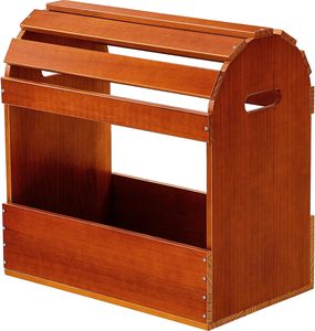 Support à Selle En Bois 2 Niveaux – Étagère Organiseur Noyer, Moderne, à Monter