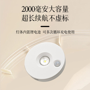 Mới không dây điều khiển từ xa có thu phí LED Spotlight tap đèn dưới ánh sáng nội các có thể sạc lại Puck LED Đèn cảm biến - Product Image 4