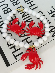 Phong cách phóng đại cua Mặt dây chuyền vòng cổ bông tai thiết lập động vật chủ đề thời trang đồ trang sức bên hàng ngày Cá Tính Phụ kiện Quà Tặng - Product Image 4