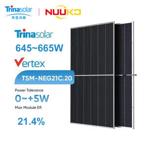 Paneles Solares Topcon Tipo N, Módulo Fotovoltaico Bifacial de 690W-720W, Módulos Solares HJT de Alta Eficiencia de 695W 700W 705W 710W - Product Image 1