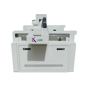 9060 UV flatbed Printer with two tx 800 print head for printing glass bottle vinyl sticker