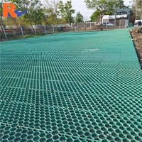 Grilles de pavage en plastique haute résistance pour allées et parkings, en HDPE, à emboîtement rapide, pour l'aménagement vert des allées