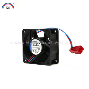พัดลมแกน Ebm-papst ขนาด 60 มม. 24V DC 125mA 3.0W แบบลูกปืนสลีฟ สีดำ สำหรับใช้งานในอุตสาหกรรม - Product Image 2
