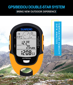 มัลติฟังก์ชั่น GPS เครื่องวัดระยะสูง บารอมิเตอร์ เข็มทิศดิจิตอล ไฟฉาย LED ไฮโกรมิเตอร์ เทอร์โมมิเตอร์ กันน้ำ กันกระแทก ชาร์จ USB การเอาชีวิตรอด - Product Image 5