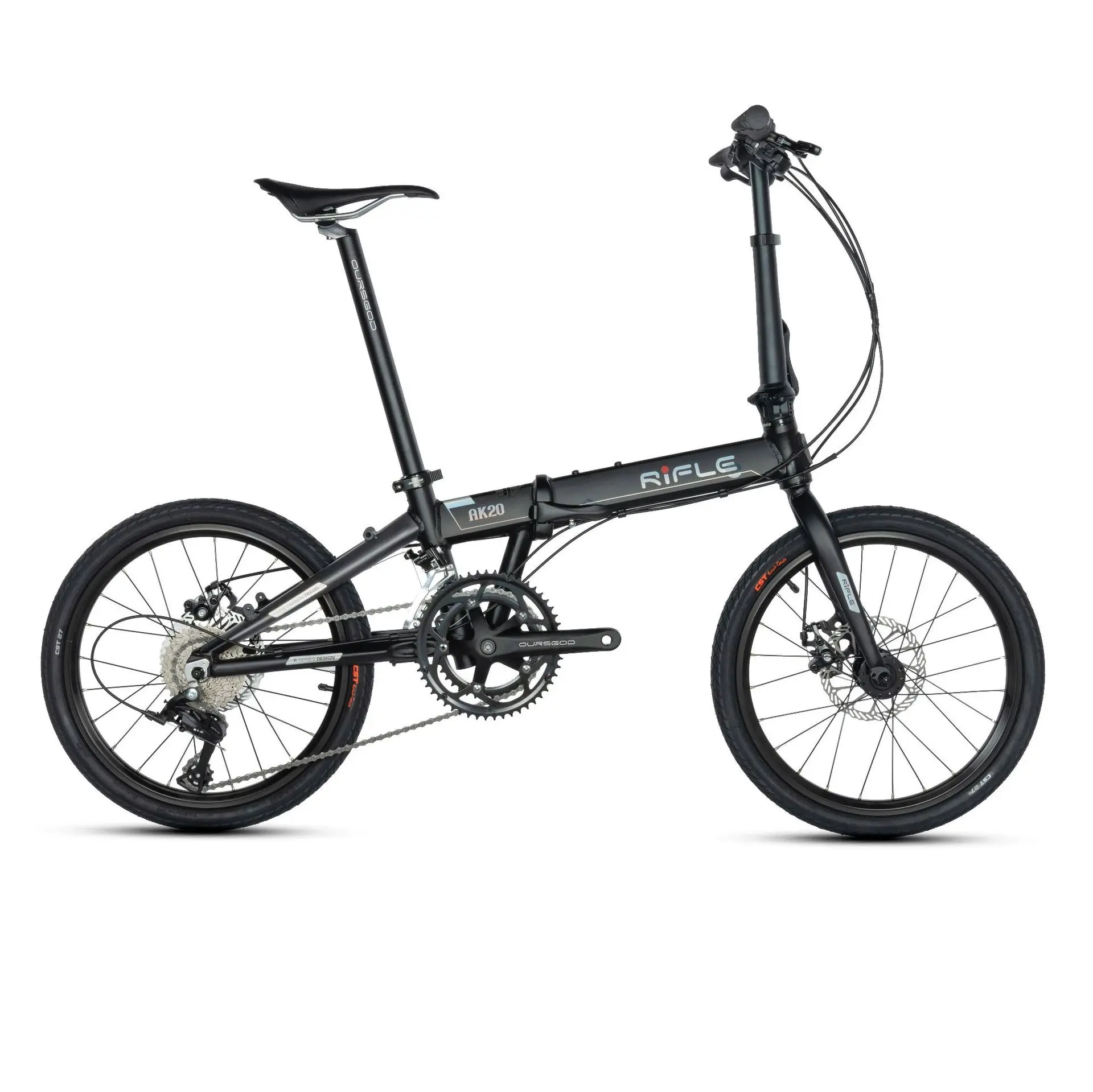 Factory Made 20 inch black folded bike with OEM customizable colors and parts folding light bike city bicycle