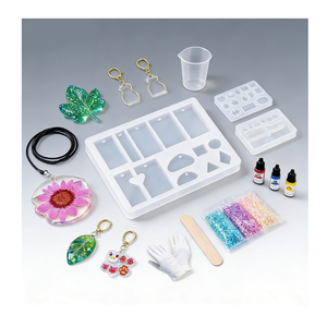 Kit de Resina para Hacer Joyas, Fácil de Usar para Principiantes, con Resina Transparente de Curado Rápido, Luz UV, Moldes y <span class=keywords><strong>Herramientas</strong></span> para Manualidades - Product Image 6