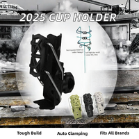 Support de tasse universel adaptable HOY en plastique ABS à serrage automatique pour poussette, moto, vélo, scooter 2025