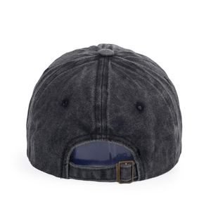 Gorra de Béisbol de 6 Paneles de Sarga de Algodón Lavado Vintage con Logotipo Bordado Personalizado de Alta Calidad, Estilo Casual Deportivo para Exteriores, Tipo Trucker - Product Image 4