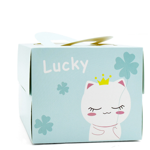 2021 High Quality Cheap Price portable 4 inch visual card paper cake box