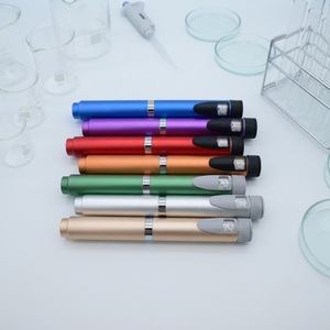 Multicolor 60IU Reusable Metal Injection <b>Pen</b> with Rubber Stopper Custom Logo and Adjustable Dosing - Product Image 5