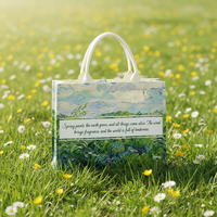 Sac fourre-tout en toile de coton de luxe de haute qualité avec fermeture éclair, sac à main tendance pour le shopping et les cadeaux, avec impression personnalisée pour femmes