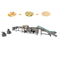 Hoge Snelheid Drogen Peeling Hele Verwerkingslijn Gember Ui Knoflook Poeder Maken Machine