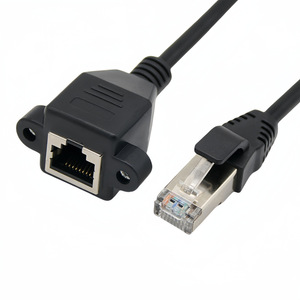 Câble d'extension réseau Rj45 Cat5e avec trous de fixation par vis pour une connexion sécurisée, fil de cuivre moulé par injection - Product Image 4