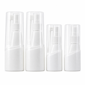 Botella de Spray de PE de 30ml 50ml con Boquilla Larga de Pulverización Fina, Botella de Plástico Recargable Vacía, con Cubierta Protectora contra el Polvo, Envase Cosmético de Viaje - Product Image 1