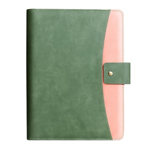 Carpeta de archivos de oficina multifuncional <span class=keywords><strong>A4</strong></span> personalizable Carpeta de negociación de ventas de cuero PU para gestión de documentos para documentos - Product Image 5