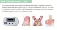 Machine de thérapie par vibration de la poitrine gilet de physiothérapie de la poitrine système de dégagement des voies respiratoires gilet enfant adulte dispositif de vibrateur