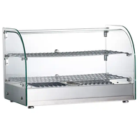 45L nouveau design Table Top Transparent chauffe-plats vitrine d'affichage