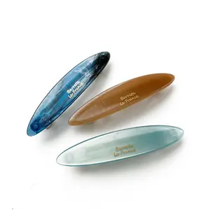 France Style Simple Oval Shape High-end Color Hair Barrettes Clip Accessories
