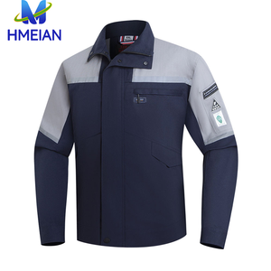 بدلة عمل قابلة للتخصيص، أطقم ملابس العمل، ملابس عمل للبناء، سترة أمان حمراء للخريف والربيع - Product Image 4