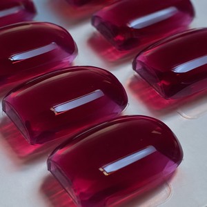 Dark Red Press on <b>Nails</b> Full Cover False <b>Nail</b> Tips Glossy Square Gel <b>Nail</b> <b>Extensions</b> for Salon and Party - Product Image 5
