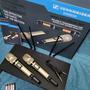 Micrófono Inalámbrico <span class=keywords><strong>Sennheiser</strong></span> SKM9000 para Actuaciones en Escenario, Bar, KTV, Micrófono <span class=keywords><strong>de</strong></span> <span class=keywords><strong>Mano</strong></span> para Espectáculos/Canto/Karaoke - Product Image 3