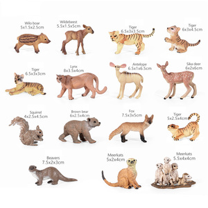 UCOK Prix d'usine 45 modèles de mini-jouets animaux sauvages peints en couleur pour cadeaux promotionnels en magasin - Product Image 3