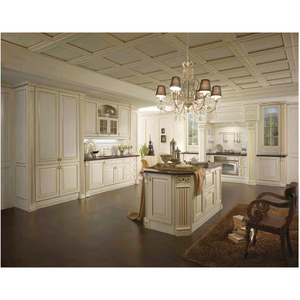 HS-CG1323 blanc bon marché français d'un pays style haute qualité prix bas déroulant dimensions de l'armoire armoires de cuisine - Product Image 1