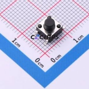 SH-6X6X6H-TP Tactile Switch SMD-4P,6x6mm Switch Single Pole Single Throw Round Button 2.5N Vertical Mount - Product Image 1