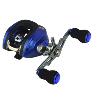 Carrete de pesca de cara abierta, fundición giratoria para agua salada, pescado, mano izquierda, azul, negro, rojo, blanco, auténtico e innovador - Product Image 4