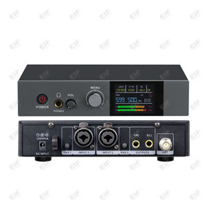 Système de monitoring intra-auriculaire stéréo sans fil monocanal AC-300UHF, alimenté par batterie/énergie solaire, pour chanteurs, groupes et performances live - Product Image 5
