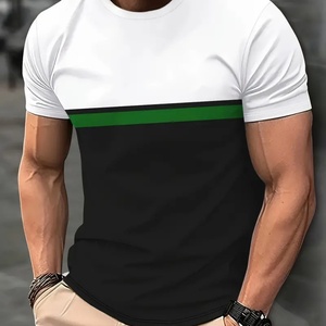 <b>Polyester</b> Sublimated Printing Short Sleeve Digital Printing Crew Neck Sports <b>Tshirts</b> for Men - Product Image 6