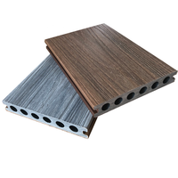 Planches de terrasse en composite WPC antidérapantes, ignifuges, écologiques, durables, à âme creuse, pour terrasses extérieures
