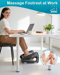Appareil de massage des pieds portable, masseur à roulettes, masseur électrique pour la plante des pieds, pour la relaxation à domicile ou au bureau - Product Image 1