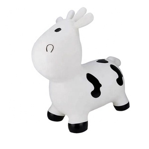 Gonflable ferme Animaux Gonflable Blanc <span class=keywords><strong>Vache</strong></span> Trémie enfants Saut <span class=keywords><strong>Jouet</strong></span> saut en plein air sport - Product Image 1