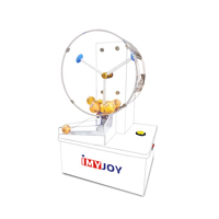 Machine à tirage au sort automatique et polyvalente Criterion Mini pour jeux de loterie en ligne, avec 50 balles de ping-pong, pour des tirages au sort et des loteries gagnantes