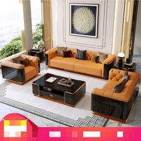 Nouveau style italien de luxe moderne canapé sectionnel léger de luxe design simple canapé ensemble meubles de salon