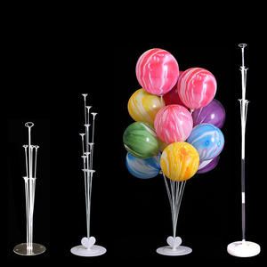 Birthday <strong>Decor</strong> Wedding Supplies 70CM/110CM 135CM/160CM <strong>Table</strong> <strong>Balloon</strong> Stand Clear <strong>Balloon</strong> Holder - Product Image 1