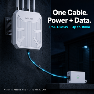 WAVLINK AX3000 อุปกรณ์ขยายสัญญาณ WiFi 6 สำหรับภายนอกอาคาร ระยะไกล, จุดเชื่อมต่อภายนอกอาคาร |   เครื่องขยายสัญญาณ WiFi ใช้งานร่วมกับ Starlink/กล้อง/เราเตอร์ได้ สูงสุด 2 เครื่อง - Product Image 5
