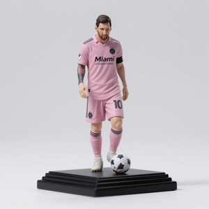Tùy Chỉnh PVC Nhựa <span class=keywords><strong>3D</strong></span> Hành Động Bức Tượng Cầu Thủ Bóng Đá Ngôi Sao Hình Bức Tượng - Product Image 4