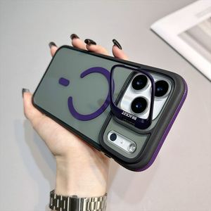 ฝาครอบกันกระแทก TPU PC สำหรับ iPhone 16, สำหรับ iPhone 17เคสขาตั้งกล้องโลหะแบบใส HQ ไฮบริด - Product Image 4