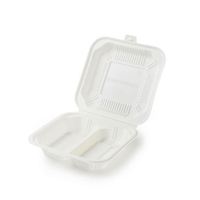 Offre Spéciale – Assiettes Compostables Blanches de 9 Pouces en Amidon de Maïs, Vaisselle Jetable Écologique pour Fêtes