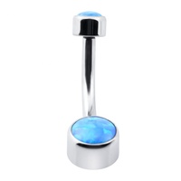 Opale F136 anneau de ventre en titane bijoux de corps Piercing ventre opale Piercing femme ventre Piercing bijoux de corps
