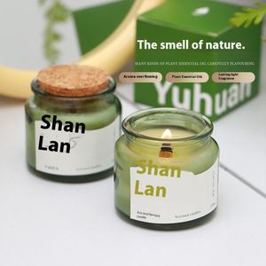 Verde creativo di soia cera aromaterapia candela tazza di Design moderno fatto a mano profumo di olio essenziale ornamento regali di compleanno all'ingrosso - Product Image 4