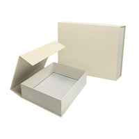Boîte en forme de livre biodégradable écologique personnalisée, emballage de luxe, logo en feuille d'or, boîte rigide blanche magnétique pour crème pour le visage, blush
