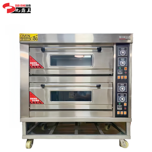 Lò nướng bánh pizza bằng gas & điện công nghiệp 1/2/3 tầng - Nhà sản xuất OEM 2/4/6 khay cho bánh mì & bánh ngọt - Product Image 1